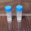 blue cap mould printing cryo tube 5ml