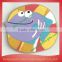 Circular pattern parinted with lively high quality sofe pvc coaster