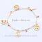 2016 Fashion high quality cheap 18k gold plated jewelry anklets