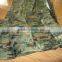 camouflage pe tarpaulin fabric for camping ground sheet