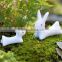 Fairy Rabbit Resin Cabochon DIY Craft Miniature Garden Ornament Dollhouse Creation{] fairy terrarium miniature resin figurines