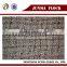 Golden Puzzle Pattern China Textile Flock on Flock Velvet Classical Fabric Sofa