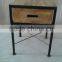 INDUSTRIAL FURNITURE EXPORTER , Wood Metal Cabinet. Bedsit Table Metal chair and Stool with Wood Top