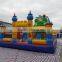 2016 Giant Inflatable Game Park 10mx6m Inflatable Entertainment City With Large Slide Inflatable Jumping Zone