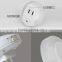 Smart Light Sensor LED Night Light with USB Interface Plate Wall Charger Perfect for Bathroom Bedroom Multi-function Night Lamp