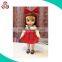 new design fancy beautifuly vinyl plastic doll collar dress