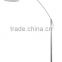 Adjustable /flexible Arc Floor Lamp With Marble Base And Fabric Shade Modern lamps