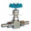 high pressure stainless steel BSP thread needle valve