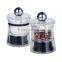 Premium Stainless Steel Salt and Pepper Grinder Set -A pair of glass pepper mill Brushed Stainless Steel Pepper Mill