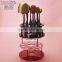 10 holes Oval Makeup Brush Holder for 10pcs toothbrush shaped brush set drying