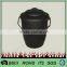 Most popular excellent quality black pvc latex coal bucket with lid