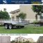 Economic Heavy Duty 10x5ft Hot Dipped Galvanized Tandem Box Trailers