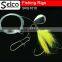 Chinese cheap carp fishing rigs sabiki rig spinner spade soft lure