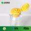 With yellow silicone valve lid squeeze bottle import to Australia wholesale honey plastic bottle online shopping honey jars