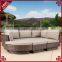 Flexible combination rattan handcraft outdoor patio used sectional sofas