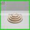 Round shape wooden serving tray