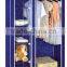Store More Popular Shelves Non Woven Wardrobe with Wheels
