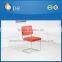 fabric seat & metal frame dining chair