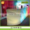 led bar counter, 16 color changing battrey lighted glass bar counter Glass Bar Coutner Glowing Furniture