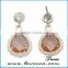 High quality Blush Jewelry Set Wedding earrings women jewelry
