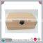 Europe regional and rustic hinged wooden cigar gift box with lock
