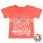 2016 Pumpkin Print Short Sleeve Shirts Soft Cotton Baby Girls Tops 0-6 Years Old Girls Wholesale T Shirts