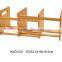 Factory Expandable and Adjustable Bookshelf,Bamboo Desk Organizer with 2 Drawers