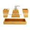Aonong Customizable Elegant and Stylish Bamboo Bathroom Set