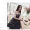 Guangzhou clothing OEM bright babysbreath scattered summer black star dress