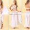Yifusha belly dancing satin panel circle skirt