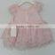 Cute Baby Girls Pink Embroidered Dress for 2016 Summer