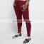 Essential Fitness Blood Red Tapered Gym Sweatpants Men Joggers Cotton Fleece Jogger Pants OEM Wholesale