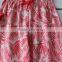 knitted and woven pajamas set with print