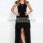 Romantic Encounter Black High-Low Dress
