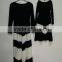 Mother Daughter Party Holiday Long Sleeves Dress for Mum and apparel