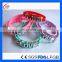 letters and numbers theme silicone bracelets