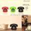 2016 small funny silicone mobile shape table clock