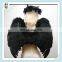 Gothic Fairy Dress Up Party Prop Black Feather Angel Wings With Halo HPC-0811