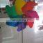 Classic Plastic Rainbow Outdoor Windmills in Top Quality