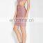 Amigo 2017 latst pink sleeveless backless cut out sexy bandage dress midi evening dresses for girls party wear