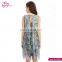 Summer Fashion High Quality Modern Polyester Women Dresses With Print