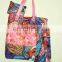 Printed Cotton Canvas Handbag coin purse and scarf