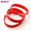 Red color ready-made molds cheap silicone bracelet rubber