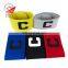 Colorful OEM logo outdoor team sports group player football captain arm band