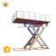 7LSJG Shandong SevenLift one floor house hydraulic manual stationary scissor lift platform table trolley 10 tons