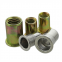 insertion knurled round nuts thru threaded inserts brass insert nut