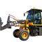 CE China wheel loader manufacturer 1.5ton 1500kg wheel loader front end mini loader European market