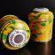 Round Tins Candy Chocolate & Cake Inner Cork Convex Lid Top
