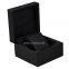 Black Luxury Leather Watch Strap Gift Packaging Box Watch Box With Custom Logo