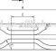 ISO 037 dumbbell cutter for rubber tensile shear test